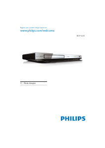 Mode d’emploi Philips BDP3280 Lecteur de blu-ray