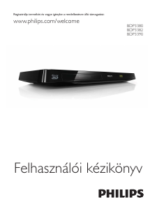 Használati útmutató Philips BDP3380 Blu-ray lejátszó