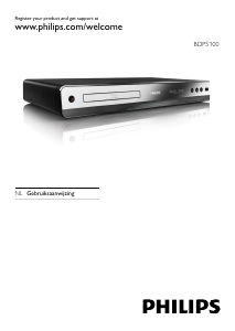 Handleiding Philips BDP5100 Blu-ray speler