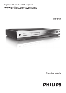 Návod Philips BDP5100 Blu-ray prehrávač