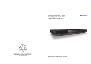 Vadovas Philips BDP5200 Blu-ray leistuvas