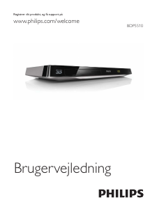 Brugsanvisning Philips BDP5510 Blu-ray afspiller