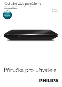Manuál Philips BDP5600 Přehrávač Blu-ray