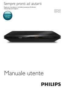 Manuale Philips BDP5600 Lettore blu-ray
