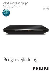 Brugsanvisning Philips BDP5602 Blu-ray afspiller