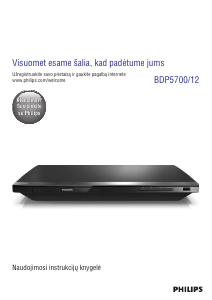Vadovas Philips BDP5700 Blu-ray leistuvas