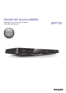 Rokasgrāmata Philips BDP7750 Blu-ray atskaņotājs