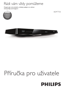 Manuál Philips BDP7750 Přehrávač Blu-ray