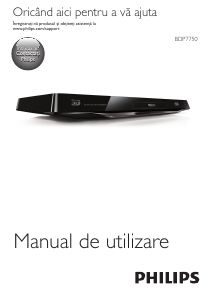Manual Philips BDP7750 Blu-ray player
