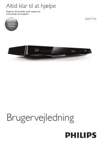 Brugsanvisning Philips BDP7750 Blu-ray afspiller