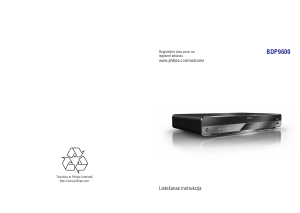 Rokasgrāmata Philips BDP9600 Blu-ray atskaņotājs