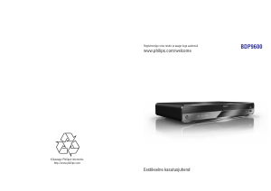 Kasutusjuhend Philips BDP9600 Blu-ray-mängija