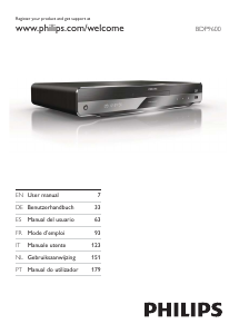 Manual Philips BDP9600 Leitor de blu-ray