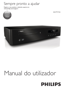Manual Philips BDP9700 Leitor de blu-ray