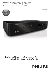 Návod Philips BDP9700 Blu-ray prehrávač