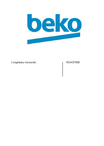 Mode d’emploi BEKO HSA 37500 Congélateur