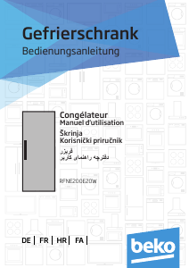 Mode d’emploi BEKO RFNE 200 E20W Congélateur