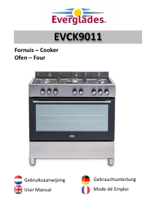 Bedienungsanleitung Everglades EVCK9011 Herd