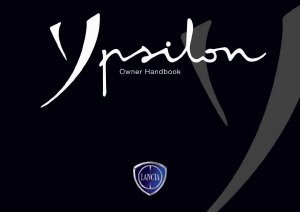 Handleiding Lancia Ypsilon (2008)