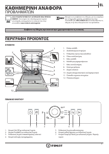 Εγχειρίδιο Indesit DFE 1B19 UK Πλυντήριο πιάτων