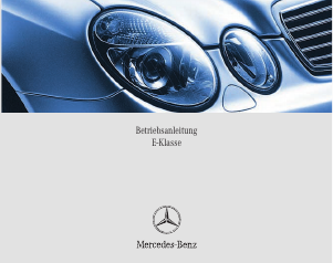 Bedienungsanleitung Mercedes-Benz E 200 CDI (2004)