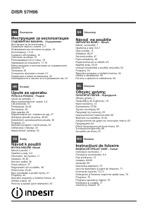 Manual Indesit DISR 57H96 Z Maşină de spălat vase