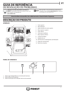 Manual Indesit DSFE 1B10 A Máquina de lavar louça