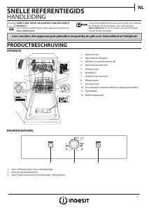 Handleiding Indesit DSFE 1B10 A Vaatwasser