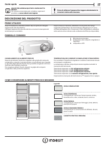 Manuale Indesit T 16 A1 D/I EX Frigorifero-congelatore