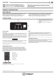 Handleiding Indesit XIT8 T1E X Koel-vries combinatie