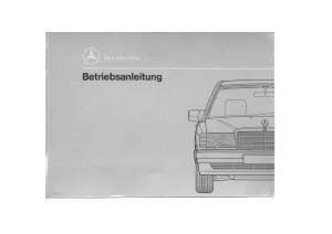 Bedienungsanleitung Mercedes-Benz 190 D (1991)