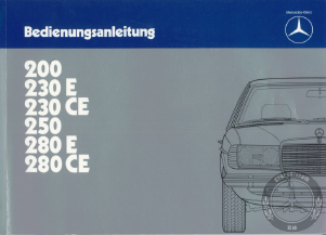 Bedienungsanleitung Mercedes-Benz 230 CE (1989)
