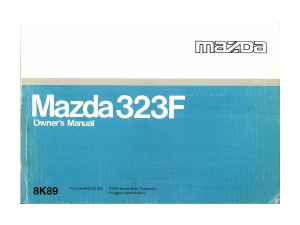 Handleiding Mazda 323F (1996)