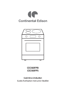 Mode d’emploi Continental Edison CECI60FPS Cuisinière