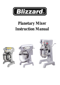 Handleiding Blizzard FMX20 Standmixer