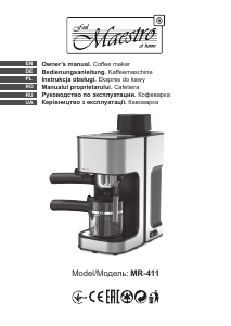 Handleiding Maestro MR-411 Koffiezetapparaat