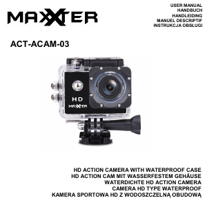 Handleiding Maxxter ACT-ACAM-03 Actiecamera