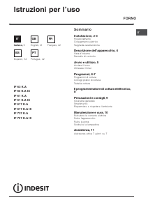 Manuale Indesit IF 61 KA IX Forno