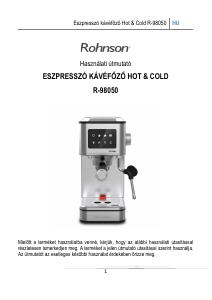 Használati útmutató Rohnson R-98050 Presszógép