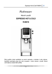 Manuál Rohnson R-98016 Hot & Cold Kávovar na espreso