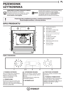 Instrukcja Indesit IFW 4841 C BL UK Piekarnik