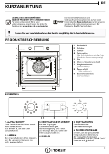 Bedienungsanleitung Indesit IFW 4841 C BL UK Backofen