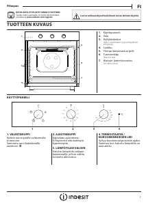 Käyttöohje Indesit IFW 6230 IX Uuni