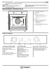 Manual Indesit IFW 6540 C IX Cuptor