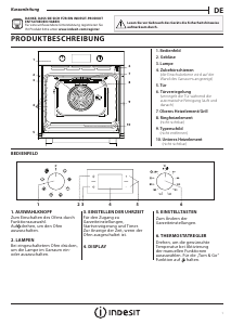Bedienungsanleitung Indesit IFW 6540 P IX Backofen