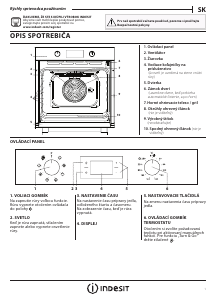 Návod Indesit IFW 6540 P IX Rúra
