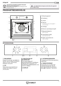 Brugsanvisning Indesit IFW 6544 IX Ovn