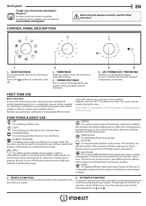 Manual Indesit IFW 6834 IX Forno