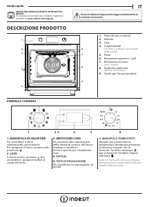 Manuale Indesit IFWS 3841 JH IX Forno