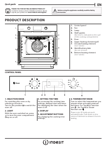 Handleiding Indesit IFWS 5844 JH IX Oven